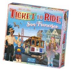 鐵道任務 紐約 舊金山 Ticket to Ride 益智桌遊, 1個, 鐵道任務 舊金山 英 圖6,足量薄套