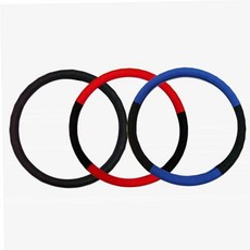 차인테리어 트럭용 핸들커버 카핸들커버 자동차핸들카바 460mm 79000EA 1EA, 레드
