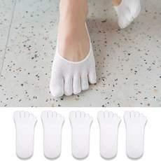 프로암스 자체제작 남성용 순면 발가락 누드덧신
