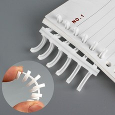 스프링 셀프 6공 제본 바인더 루즈링 화이트 6공링 제본링 링, 상세페이지 참조, 상세페이지 참조, 상세페이지 참조