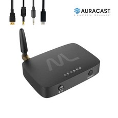 MoerLab TV hearMore 電視音訊發射器，支援 Auracast 無線藍牙傳輸, 1個, ABB01