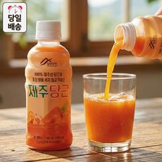국내산 제주 당근주스 100% 착즙 유기농, 25개, 180ml