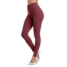 VOGUEMAX 여성용 발목 길이 레깅스 버터처럼 부드러운 하이 웨이스트 스트레치 베이직 솔리드 풀 렝스 레깅스 팬츠 팩 블랙(2개)