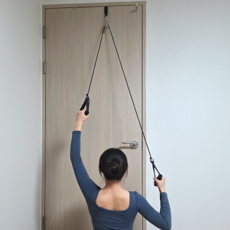 포플러 오십견 운동기구 어깨 스트레칭 가정용 기능 훈련, 블랙, 1개