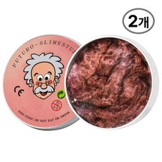 KC인증 퍼티 슬라임 박사퍼티 손에 안 묻는 유리퍼티, 코퍼로즈, 45g, 2개