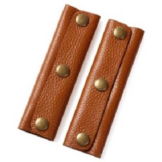 PU皮革手柄 三扣包包提把 皮手把 防勒手柄 包包配件 手提包改造 DIY手工藝材料, 咖啡色（一片而已，不是兩片）, 1個