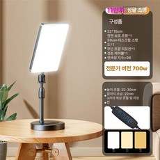 개인방송 유튜브 촬영 스튜디오 스탠드 데스크탑 티비 가방 받침대 풀스크린 거치대 장비, 1개, 11인치 단일 데스크탑