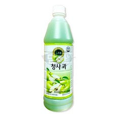[청솔] 청사과 음료베이스 835ml, 1개