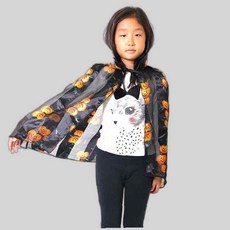 할로윈 용품 망토 투명 호박