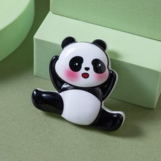 卡通熊貓冰箱貼創意恭喜發財立體麻將磁性貼品裝飾磁力貼陶瓷冰箱貼冰箱磁鐵可愛磁鐵吸鐵白板貼黑板貼居家裝飾, 瑜伽熊貓4