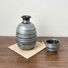 일본 도자기 은색 도쿠리 250ml 사케병 사케잔 술병 이자카야 감성, 사케잔(30ml)