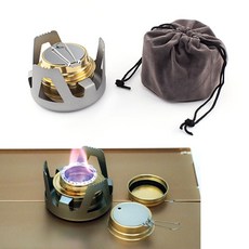 미니 알코올 스토브 바베큐 캠핑요리 취사 jja*8166IL, 그린, 1개