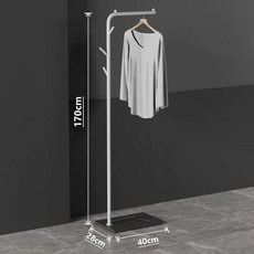 북유럽풍 골드 스탠드 행거, I. 로랑 블랙 슬랩  화이트 브랜치 디자인
