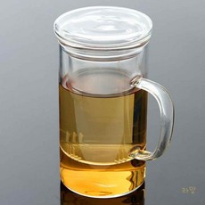 콩콩 내열유리 티머그 550ml 찻잔