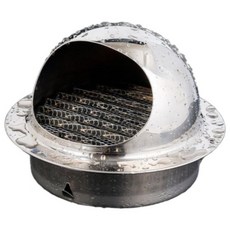 [MJTJ] 후드캡 80mm 150mm 스텐 환기구 배기구 원형 원형캡 외벽후드, 1개