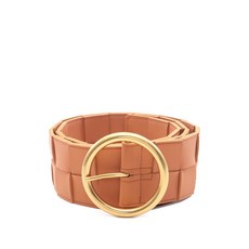 보테가 베네타 중고 2010's 맥시 인트레치아토 레더 벨트