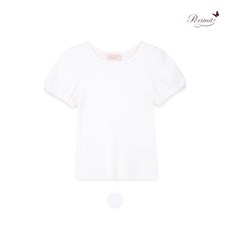 [페리미츠]여아 피콧 아일렛 티셔츠 오프화이트(P2625T16335)