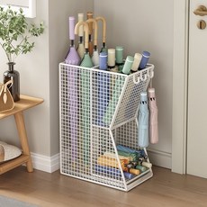 雨傘架 雨傘收納架 雨傘置物架 傘架 家用雨傘架 辦公室雨傘架雨傘收納架家用入戶雨傘桶瀝水架門口置物架酒店大堂商用放傘, 白色,無規格, 1個