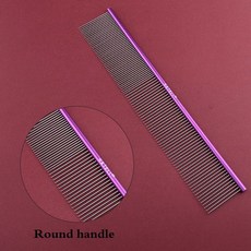 강아지용 알루미늄 그루머 빗 반려동물 헤어 브러시 고양이 개 그루밍 케어 16 cm 19 22cm, 1개