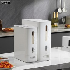 DFMEI 8代防潮防蟲密封按壓米桶 自動可計量出米家用米箱, 參考詳情, 1個