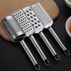 치즈그라인더 스텐 강판 감자 무 야채 슬라이서 4종, 1개