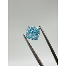 三克拉枕型藍彩鑽 GIA鑽石證書 IGI鑽石證書 頂級八心八劍無螢光 高顏色高淨度, 1個