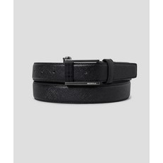 빈폴 BEANPOLE ACCESSORY 흑착 부분 체크 자동 버클 벨트 - 블랙BE5182M625 107727