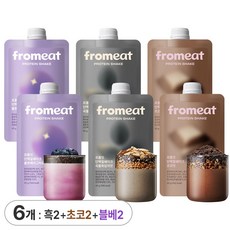 [다이어트 필수템] 프롬잇 단백질 쉐이크 3종 혼합set (곡물흑임자+초코+블루베리그릭요거트), 6개, 45g