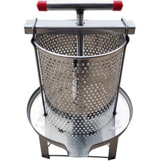 工廠直供304不銹鋼壓蜜機 加厚小型家用土蜂蜜壓榨機 蠟糖神器 酒糟擠壓器 榨蜜機 取蜜器 壓蜜神器, 1個, 普通老款：不銹鋼壓蜜機（裸機無濾網）