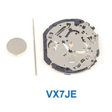 VX7J 무브먼트 Epson VX7JE 무브먼트 VX7 시리즈 쿼츠 무브먼트 3.6.9 소형 초 크기:12 3/4'' 6개 바늘 요