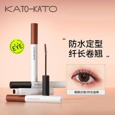 KATO-KATO 睫毛膏 底妝 防水 纖長 捲翹 持久 定型, 詳見包裝, 詳見包裝, ＠02新款棕色（防水持妝款）,3.5g