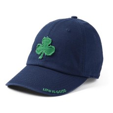 Life is Good 성인용 Chill 야구 모자 로우 프로파일 조절 가능한 스냅 백 남성 및 여성용 자수 모자 너덜너덜한 아메리카나 도그 슬레이트 그레이 원 사이즈, 2-다크 블루