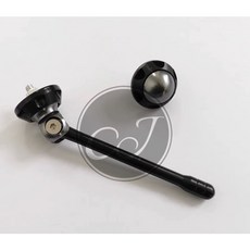 CJ Ebike 電動車機車車牌螺絲，堅固耐用，安裝簡易，提升車輛美觀, 1個, 黑 Black