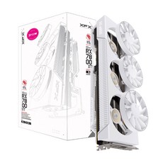 XFX 라데온 RX 7800 XT Magnetic Air WHITE D6 16GB AMD 그래픽카드
