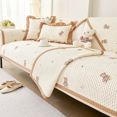 코차이 사계절 100% 순면 부드러운 논슬립 쇼파패드/매트