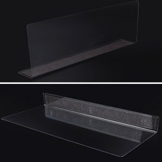 홍해지구 L형 칸막이 28x12cm 1P 자석형 자석아크릴꽂이, 투명