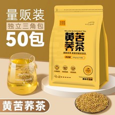 메밀차 정통 대량산 호텔 특별 비특색 노란 메밀맛 티백 100봉지 대용량, 노란메밀차 6g50포, 1개, 50개