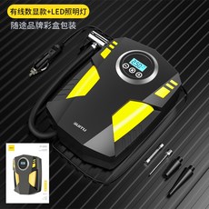 臺南出貨 車用充氣機 車用充氣泵 汽車輪胎打氣泵 便攜小轎車電動打氣泵 汽車用打氣筒, 12V帶線 數顯款, 1個