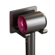 미짱 무타공 헤어 드라이기 거치대 알루미늄소재, 그레이, 1개