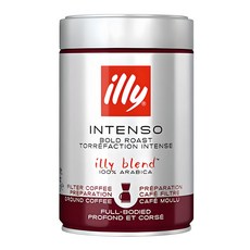 illy 意利 深烘焙濾泡咖啡粉, 250g, 1罐, 研磨咖啡(咖啡機用)