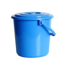 지오리빙 바케스 바께스 플라스틱통 물통 음식물수거 들통, 1개, 6L(블루)