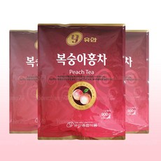 유안 복숭아홍차 분말 복숭아아이스티 음료수 자판기용, 900g, 1개입, 3개