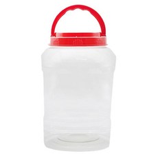 젓갈통 밀폐용기 6kg 핸들 광구 플라스틱통 담금주병 플라스틱밀폐용기 원형플라스틱용기