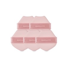 [바닐라코] 에센스 스킨 핑크 쿠션 퍼프 5P 1개