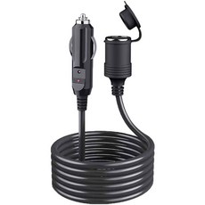 체리스팟 INX-24 시가잭 연장 케이블 인버터 차량용 충전기 확장 케이블, 2m, 1개