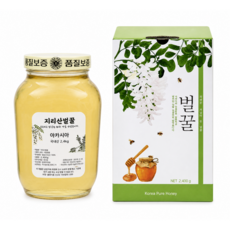 [지리산꿀] 청정지역 아카시아꿀 사양 벌꿀, 1개, 2.4kg