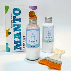 Manto 台灣製造 釘好內框數字油畫 45x36cm - 全新上市, 1個, 保護亮光劑-透明款(適合所有畫,新手必備