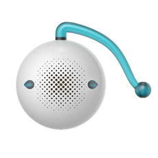 智能互動逗貓球 APP遠程操控 自動避障 LED燈光 多種動物叫聲 寵物玩具, 白色, 1個, WP8631