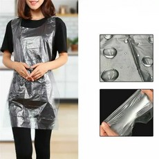 파티 아트 일회용 성인 가사 그림 플라스틱 DIY 100 투명 앞치마 공예 방수 요리 Kid 28x65cm 100pcs 1개, Kid 28x65cm × 100pcs × 1개