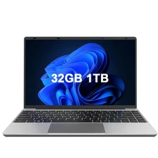2025 노트북 컴퓨터 14.1인치 FHD 게이밍 윈도우 11 인텔 SSD 2TB DDR4 16/32GB PC 1920*1080 디스플레이, 03 32GB 1TB